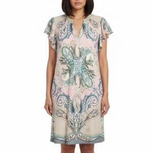 Hale Bob Printed Jersey Mini Dress Size Small